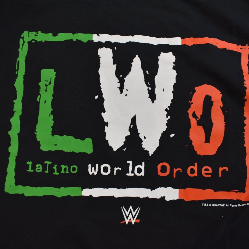 WWE Mens LWO Latino World Order (2024 Release) Black Shirt New S-3XL - Picture 2 of 3